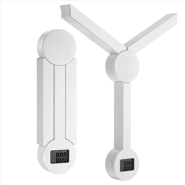 2X BáScula de Alimentos Plegable de Alta PrecisióN, BáScula de Cocina Digital con Pantalla LCD, BáScula de Alimentos para Medir la Ingesta Saludable