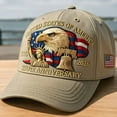 thumbnail image 3 of TELOLY 250Th Anniversary Usa Baseball Cap, Adjustable Retro Embroidered Hat for Men Women Gifts, 3 of 7