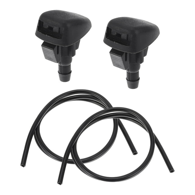 Kit de Boquillas de Lavaparabrisas Unique Bargains para Mazda 6 2014-2017, Boquillas de Rociado de Parabrisas, Jet de Lavaparabrisas No.KD4567510, 2 Pcs 1 Metro de Manguera