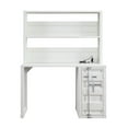thumbnail image 3 of ACME Cargo Desk & Hutch in White, 3 of 4