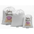 thumbnail image 2 of Darling Souvenir White Cute Baby Shower Party Supplies&nbsp;Drawstring Pouches&nbsp;Favor Bags 15 Pieces, 2 of 5