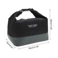 thumbnail image 5 of Unique Bargains 1 Pc Portable Insulated Lunch Tote Cooler for Work 13.78"x5.91"x11.02" Black, 5 of 6