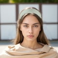 thumbnail image 2 of Unique Bargains 1 Pc Headband Ribbon Satin Hair Accessories for Women Green, 2 of 5