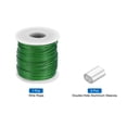 thumbnail image 3 of 230Ft Wire Rope 304 Stainless Steel Cable 1/24" Vinyl Coated with 6pcs Aluminum Sleeves Green, 3 of 7