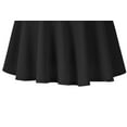 thumbnail image 2 of Urban CoCo Women's Flared Stretchy Mini Skater SkirtBlack, 2XL, 2 of 7