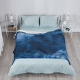 thumbnail image 5 of Lightweight Plush Fuzzy Cozy Soft Blankets Tie-Dye Blue (3) Warm Plush Fluffy For Blanket Teen Girls Women Couch Bed Sofa Chair Men Boys Gift 60"X50", 5 of 5