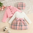 thumbnail image 2 of Futezty Toddler Boys Girls Clothes Fall Winter Outfit Sets, Set For Kids Long Sleeve Crew Neck Knitted Stretch 3M 6M 12M 18M 24M 2T 3T 2-Pieces Everyday, 2 of 7