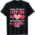 thumbnail image 2 of 100% Cotton Proud Best Sisters Get Promoted To Aunt 2026 Expecting Baby T-Shirt, 2 of 5