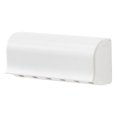 thumbnail image 1 of Soporte para cepillos de dientes, ABS, soporte organizador de almacenamiento de cepillos de dientes autoadhesivo a prueba de polvo montado en la pared (13 cm (6 ranuras para cepillos)), blanco, 1 of 5
