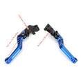 thumbnail image 3 of Brake Clutch Levers For YAMAHA YZF R3 R25 MT 25 2015-2017 Blue, 3 of 5