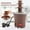 Brown, variant on Ikohbadg 3 Tier Electric Chocolate Fondue Fountain Machine for Parties, Mini Chocolate Fountain Machine for Home Gatherings, Hot Melt Chocolate Machine for Party Desserts and Treats, Brown