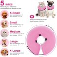 thumbnail image 4 of GHSDFBB Dog Cone Collar,Protective Inflatable Collar for Dog&Cat,Pet Recovery Collar Blow up,Cat Cone Collar Alternative After Surgery for Small Medium Large Dog (Pink, Medium(Neck Size :10"-13", 4 of 7