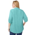 thumbnail image 2 of Woman Within Plus Size Rayon Pintucked Effortless Tunic Blouse, 2 of 5