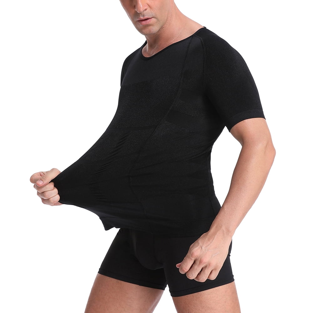 Ilfioreemio Men Shapewear Shirt Vest Slimming Underwear Body Shaper