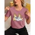 thumbnail image 5 of MOUSYA Dog Mom Shirt Mom and Dad Shirts Couple Outfit T-Shirt Casual Letter Graphic Top Tees, 5 of 11