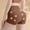 Brown, variant on Women's High Waist Shaping Pants with Zipper Lightweight Nylon Spandex Casual Fitness Yoga Leggings Body Shaper