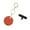 Basketball, variant on Practical Key Chain PU and Alloy for Access Card Holder Waterproof