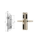 thumbnail image 1 of Tuya App Waterproof Smart Door Lock Aluminum Biometric Lock Fingerprint Door Handle Digital Keyless Lock For Glass Sliding ,More Secure, 1 of 7