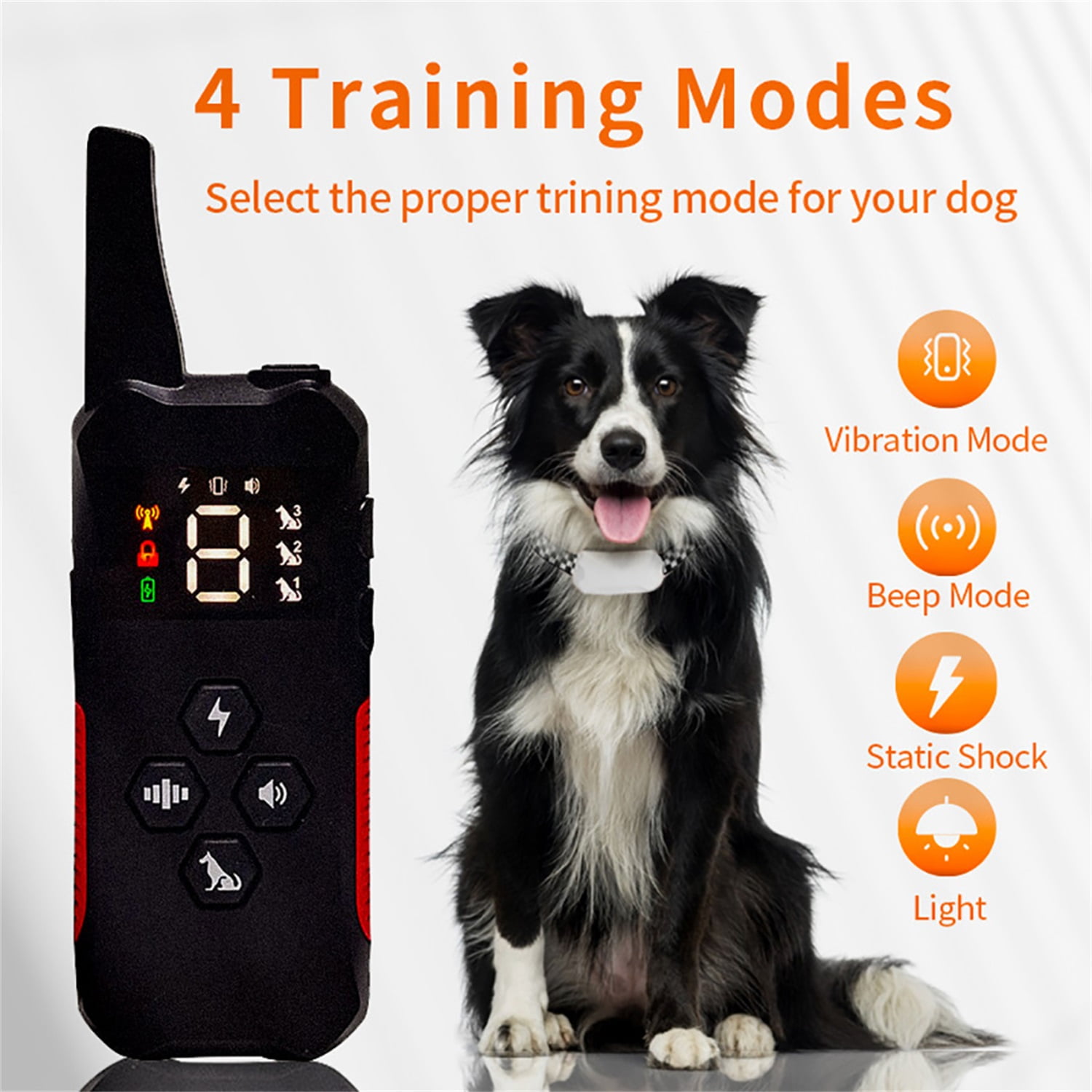 Pefilos Electric Remote Trainer - Rechargeable Dog Training Collar with Shock, Vibrate, and Tone - 500 Yard (1420 FT) Range, Black Pefilos Electric Remote Trainer - Rechargeable Dog Training Collar with Shock, Vibrate, and Tone - 500 Yard (1420 FT) Range, Black