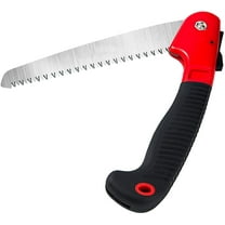 Genreen 7.7-Inch Folding Saw, Pruning Hand Saw with Triple-Cut Razor Teeth for Wood Cutting, Tree Trimming, and Camping