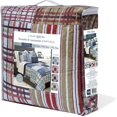 thumbnail image 1 of Safdie & Co. 3-piece Duncan Premium Microfiber King Quilt Set in Red, 1 of 2