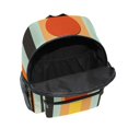 thumbnail image 6 of FORMRS School Backpack with Front Zippered Pocket 12" Student Travel Daypack, Stripes and Circle, 6 of 6