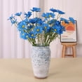 thumbnail image 2 of 10PCS Artificial Daisies Flowers Indoor and Outdoor Hanging Home Wedding Office DIY Garden Porch Decoration Fake Wild Flowers, 2 of 7