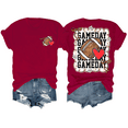 thumbnail image 5 of Football Game Day Shirt Game Day Coquette T-Shirt, 5 of 6
