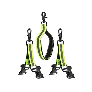 3 Pieces Firefighter Glove Strap Safety Glove Holder Glove Clips for Firefighter Police Work Glove Belt Clip