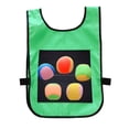 thumbnail image 1 of Sticky Ball Catch Vest With 5 Colorful Balls Outdoor Sports Activity Set For Family Backyard Play & Interactive Games(Green-51X37Cm), 1 of 5