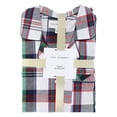 thumbnail image 4 of Free Assembly Matching Family Pajamas Men's Cotton Plaid Notch Collar Top and Pants Gift Set, 2-Piece, Sizes XS-3X, 4 of 7