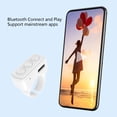 thumbnail image 4 of COFEST Remote Control Short Video APP Page Turner for Phone Camera， Bluetooth Button Clicker Vidoe Scrolling Ring Rechargeable Camera Remote All Kinds White, 4 of 6
