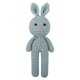 thumbnail image 1 of Conejo de ganchillo para bebé, lindo Animal de peluche hecho a mano, juguete calmante, E65D, 1 of 4