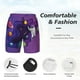 thumbnail image 3 of Balery Astronaut Bañador para hombre, shorts de playa de secado rápido con entrepierna y forro de compresión-Small, 3 of 6