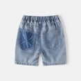 thumbnail image 4 of Boys Denim Shorts Casual Loose Elastic Waist Cargo Jean Shorts Boys Summer Clothes Toddler Shorts For Boys 12-18 Months Cute&nbsp;Boy&nbsp;Clothing, 4 of 6