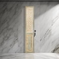 thumbnail image 6 of Benjara 79" Tall Decorative Carved Wood Panel Wall Art- Fir Wood- Beige- Gray, 6 of 6