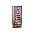 thumbnail image 2 of Wood Shed Solid Oak 9 Row Dowel CD Rack, 2 of 4