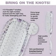 thumbnail image 2 of The Knot Dr. for Conair Mini Hair Brush, Wet and Dry Detangler with Clear Storage Case, 2 of 7