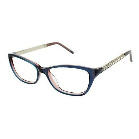 JESSICA MCCLINTOCK Eyeglasses 4013 Blue Laminate 51MM