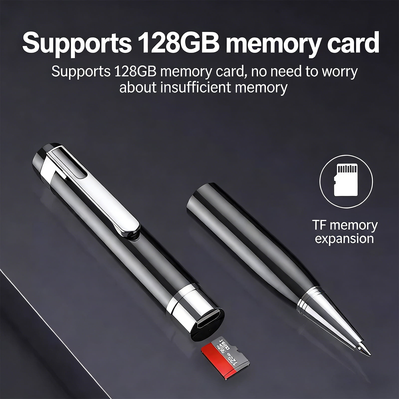 Advanced Digital Voice Recorder 32GB Internal Memory Auto Record Feature For Effortless Capturing