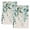 Teal Green, variant on Brown Orange Eucalyptus Kitchen Towels Set of 2, Farmhouse Weeping Leaves Linen Absorbent Dish Towels for Kitchen, Microfiber Hand Towel, Quick Drying Tea Towel for Cleaning Decorative Dishcloths