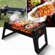 thumbnail image 4 of Toystoory Barbacoa Parrilla Portátil Pequeño Carbón Compacto Barbacoa Parrillas Barras de cocina Fumador Acero inoxidable Herramienta a prueba Estufas de camping, 4 of 6