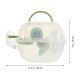 thumbnail image 2 of Luxshiny Breathable Green Hamster Travel Box Sturdy Plastic Pet Carrier with Handle, 2 of 6