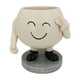thumbnail image 1 of Xihbxyly Oferta Relampago Maceta con Forma de Hombrecito Sonriente de Biye, Bonita y Carnosa, para Jardín, Patio, Diseño de Plantas, Macetas, 1 of 5