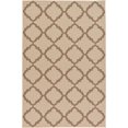 thumbnail image 1 of Unique Loom Trellis Collection Geometric Moroccan Lattice Transitional Indoor and Outdoor Flatweave Area Rug, 5' 3" x 8', Beige/Brown, 1 of 2