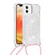 thumbnail image 1 of Funda FOXDOCK para iPhone 12 con Cuerda Ajustable, Brillo Líquido, Protección Antigolpes y Lente – Ideal para Regalo, 1 of 6