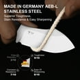 thumbnail image 4 of Kizer Rook Fixed Knife AEB-L Blade G10 Handle With Sheath Camping 1090A3, 4 of 10