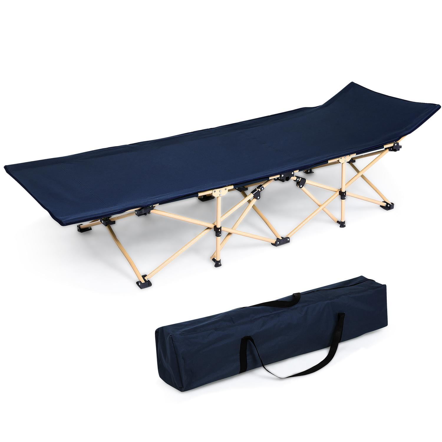 Portable Bed 260lbs Capacity Camping Cot Foldable for Adults, Camping