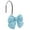 Blue, variant on Dznils Resin Bow Shower Curtain Hooks Rings, Rustproof Shower Hooks for Bathroom, Pink, Set of 24