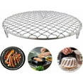 thumbnail image 1 of Grid accessory for Barbecue/Grill, 18cm/7.1 inch Barbecue Cooking Rack Stainless Steel Round Grill Rack, Stackable Cooking Cooling Rack, 1 of 5